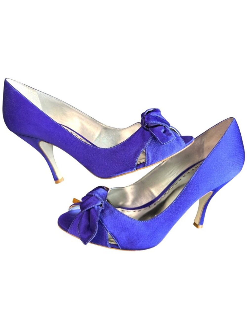 Gianni Bini Purple Peep-Toe Heels Size‎ 8.5